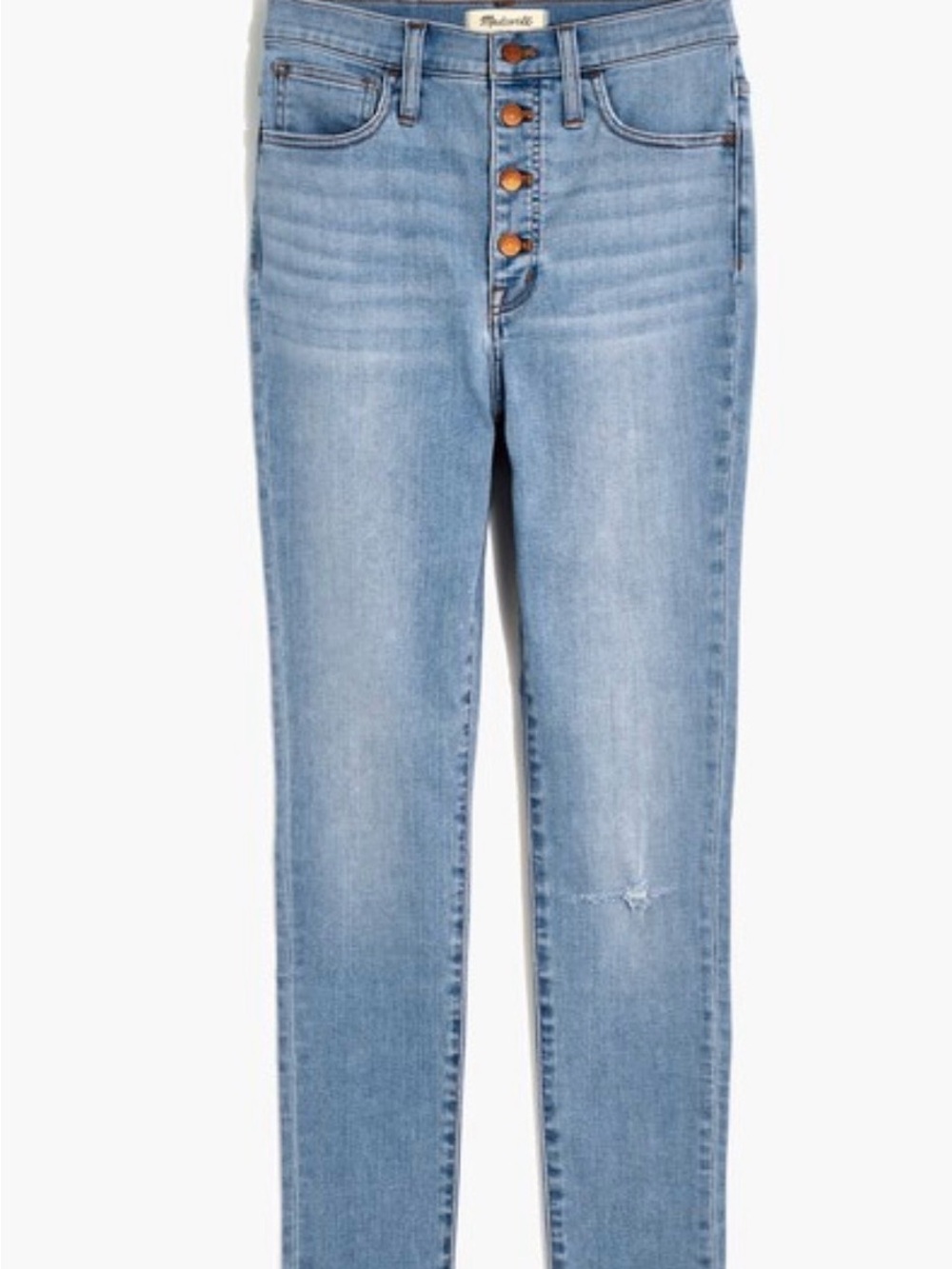 Madewell 10” High-Rise Light Blue Women’s Slim Jeans